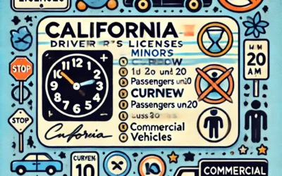 Minor’s Restrictions and Exceptions for Provisional Driver’s Licenses in California